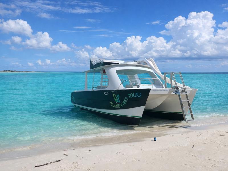 Grace Bay Private Power Catamaran Adventure – 4-Hour Escape